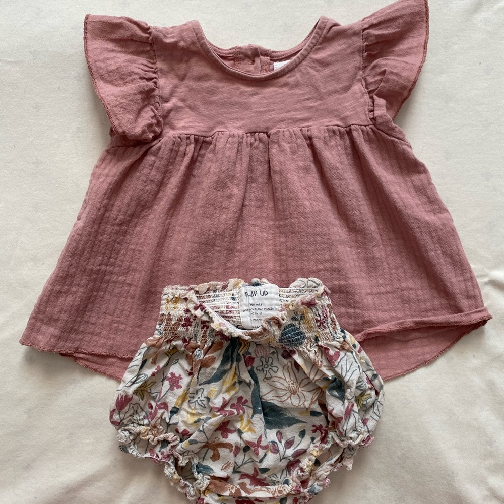 Play Up baby girl set